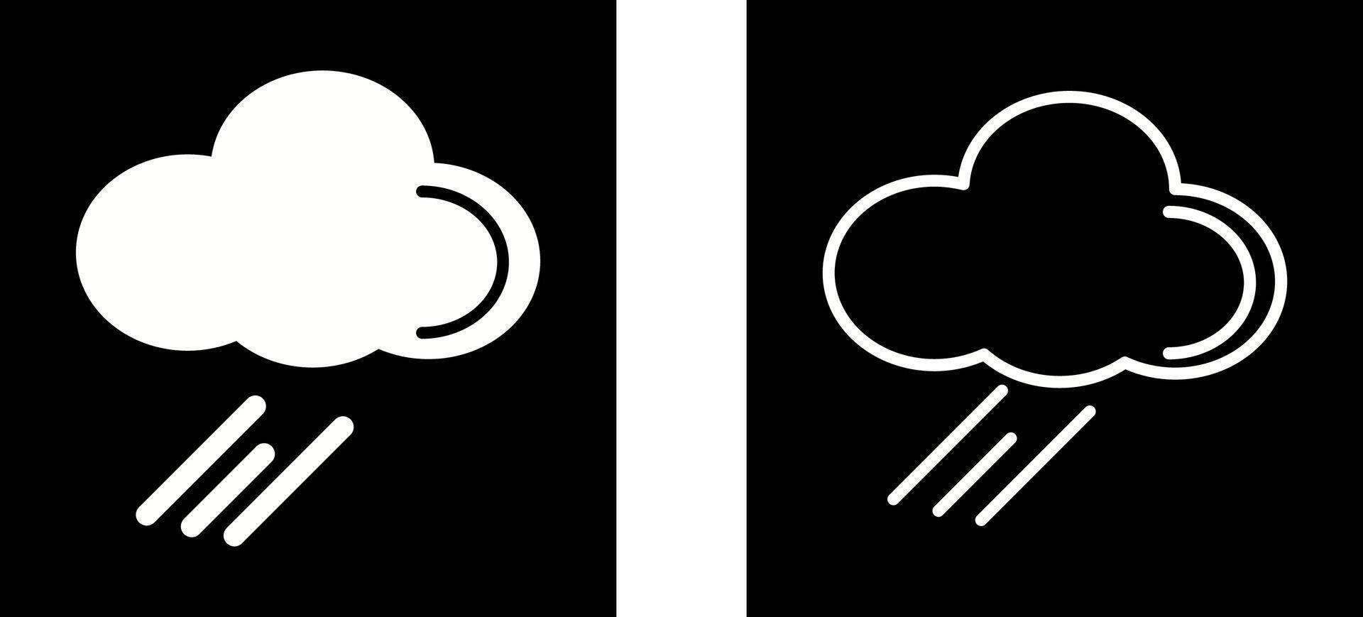 Rain Vector Icon