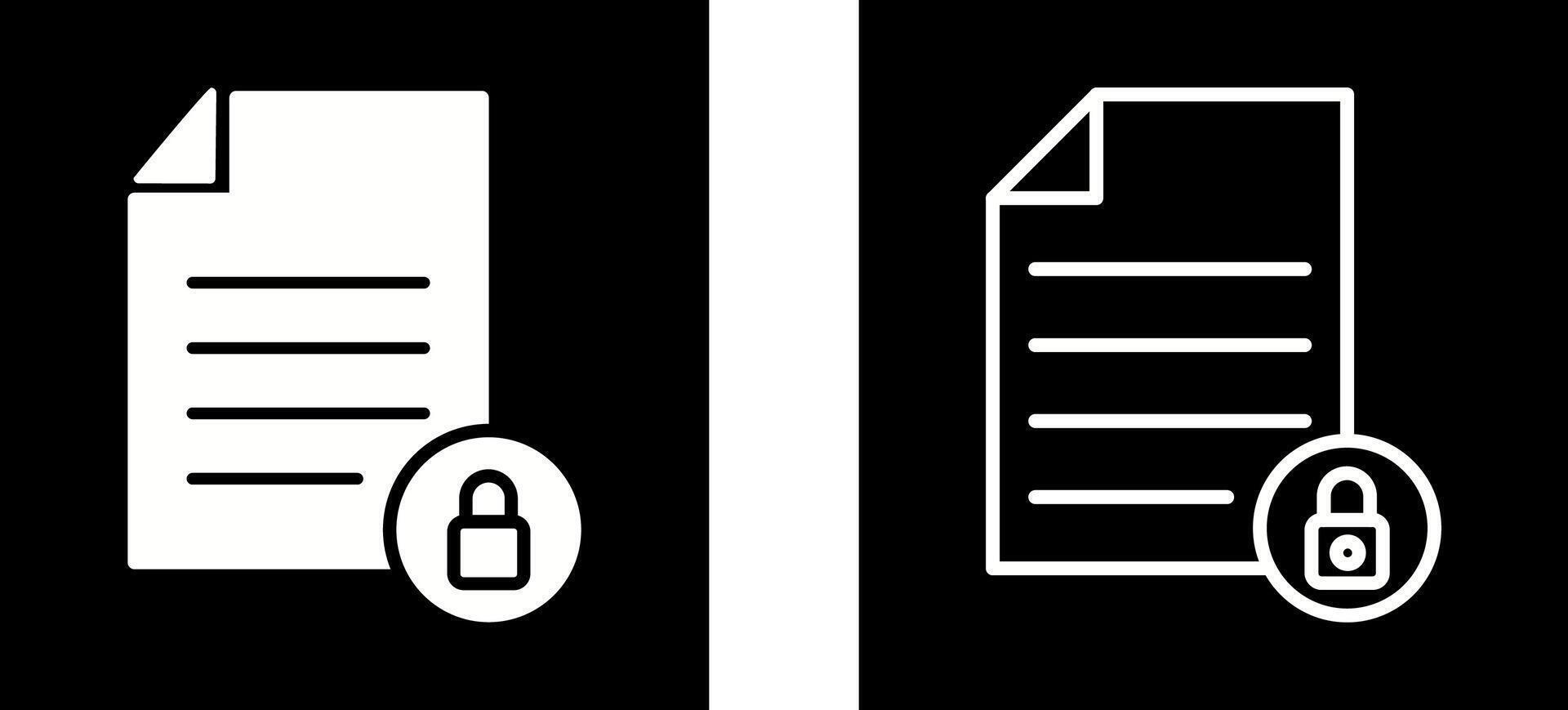 Private Document Vector Icon