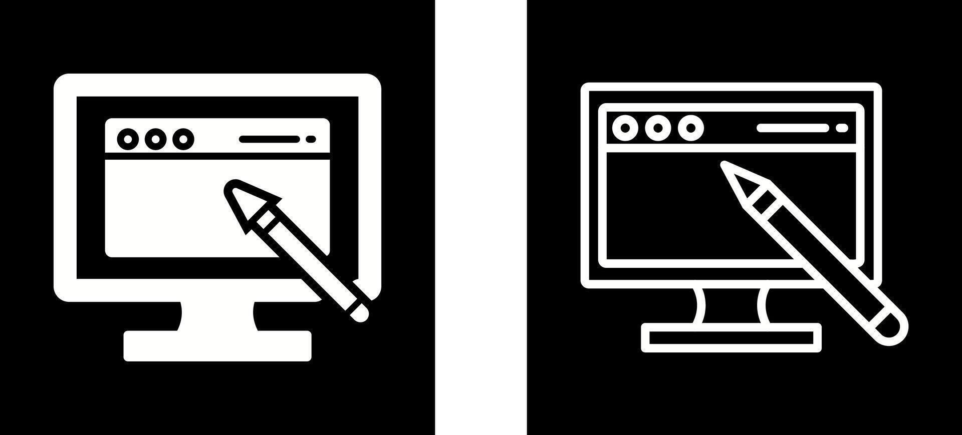 Edit Webpage Vector Icon