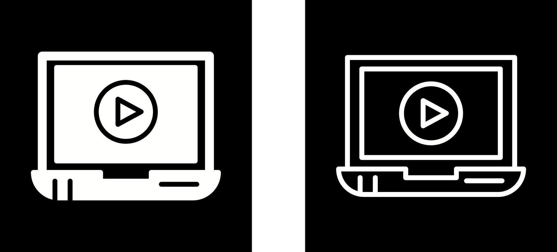 Video Screening Vector Icon