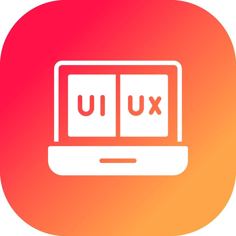 ui ux creativo icono diseño vector