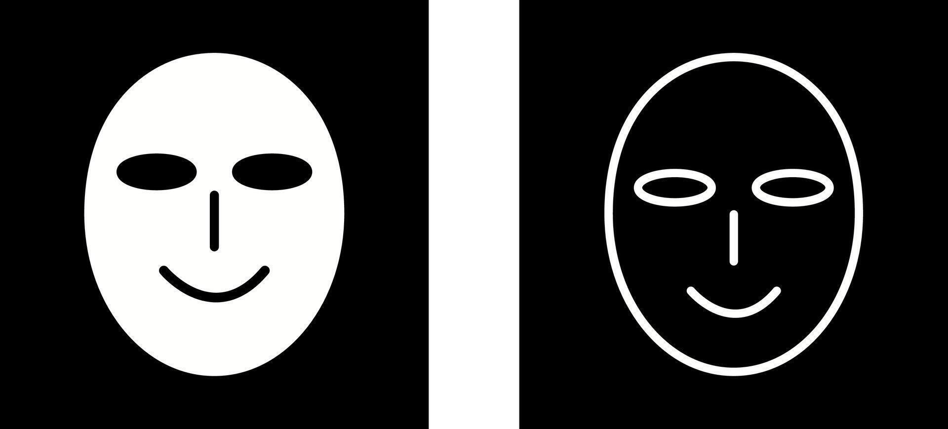 Ancient Face Mask Vector Icon