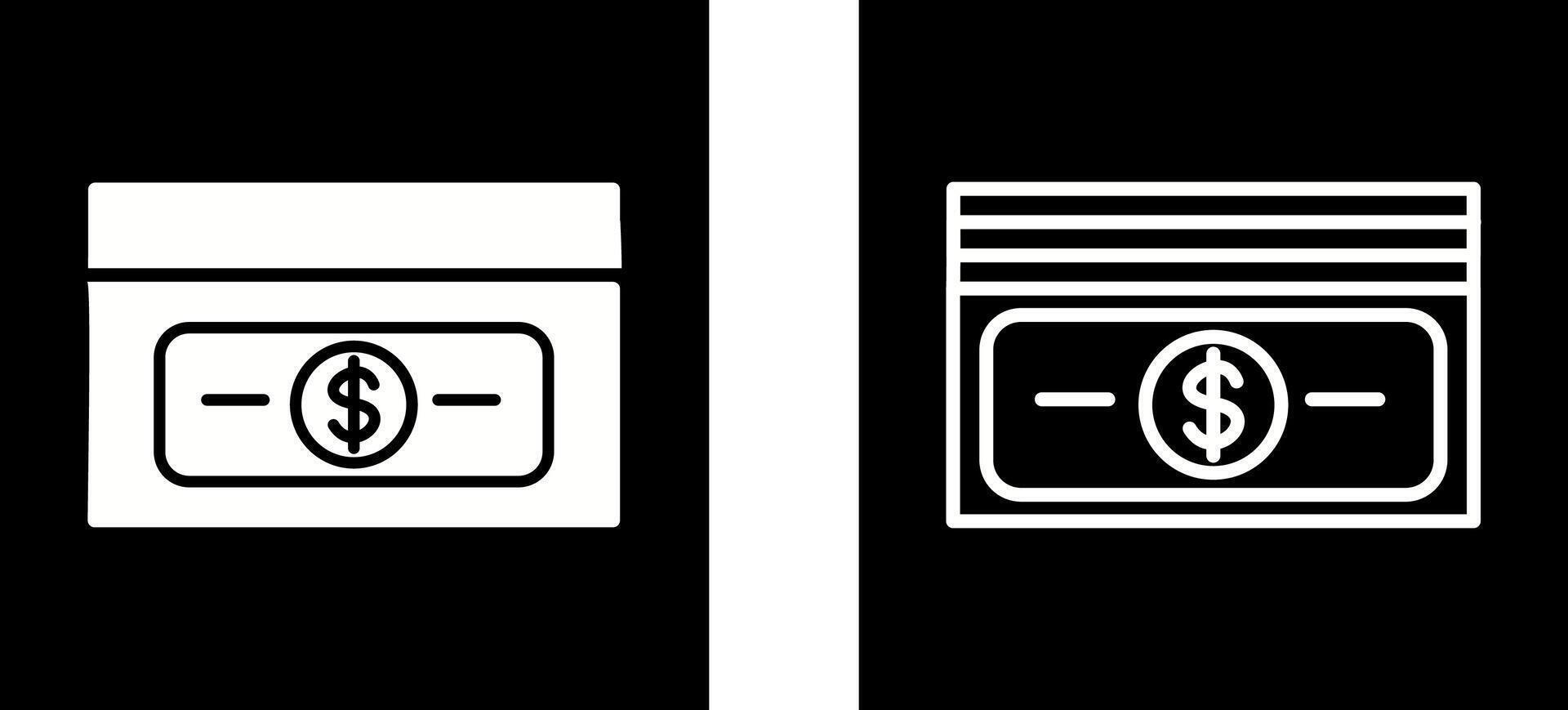 Pack of Bills Vector Icon