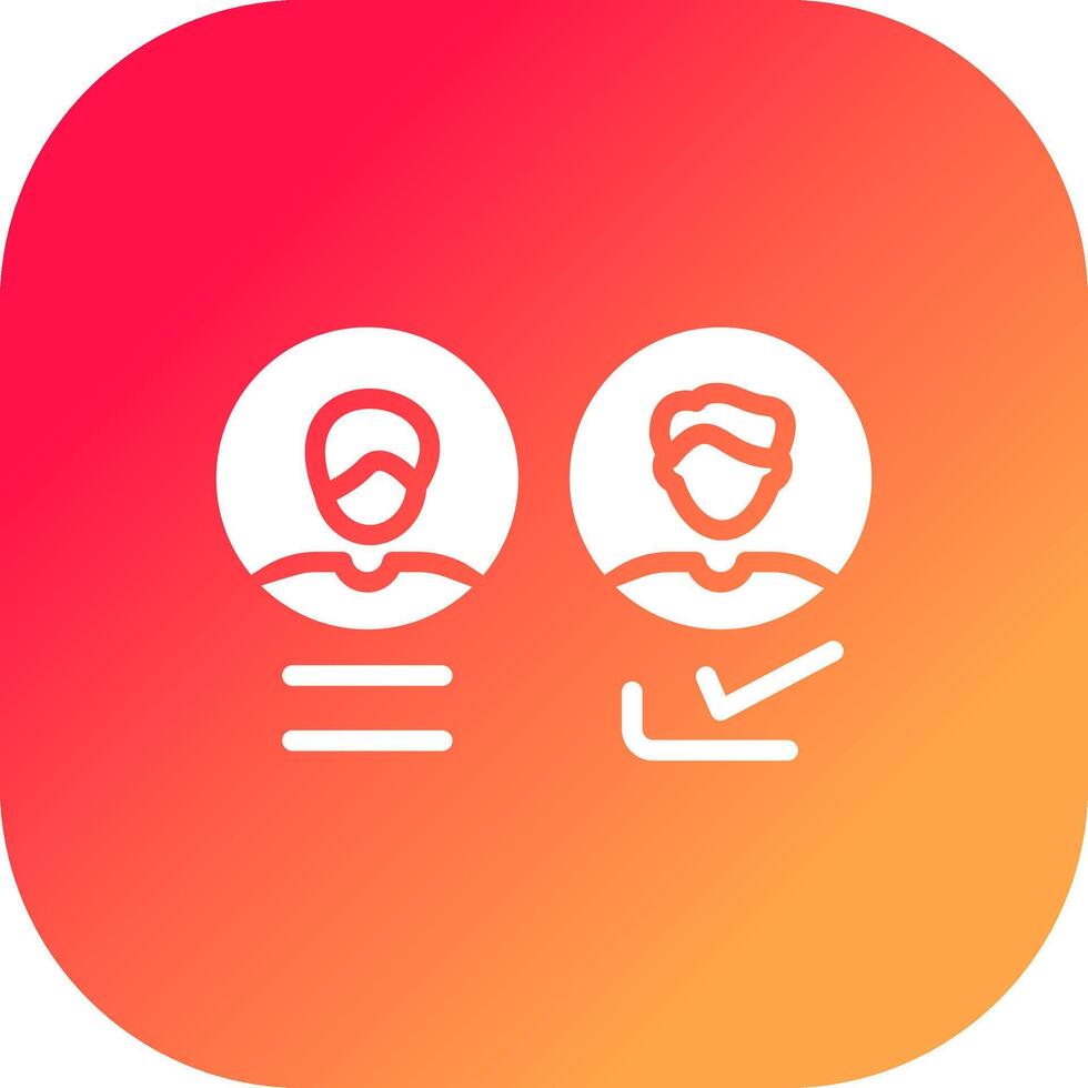 Human Resources Creative Icon Design vector