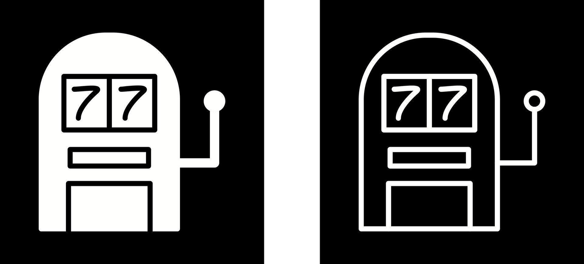 Slot Machine Vector Icon