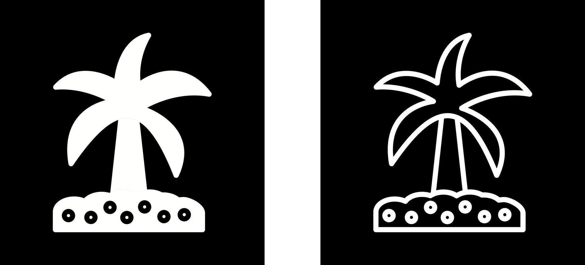 Coconut trees Vector Icon