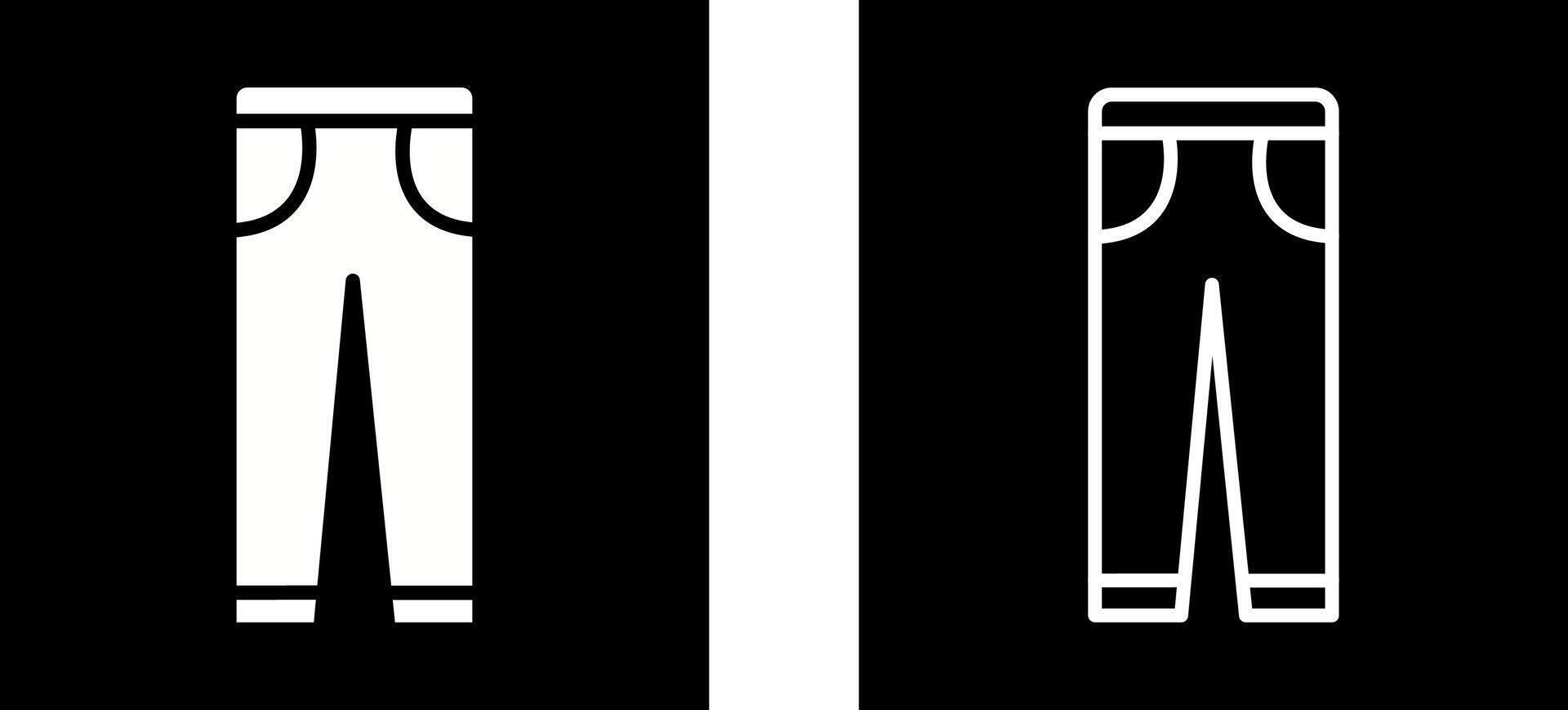 Trousers Vector Icon