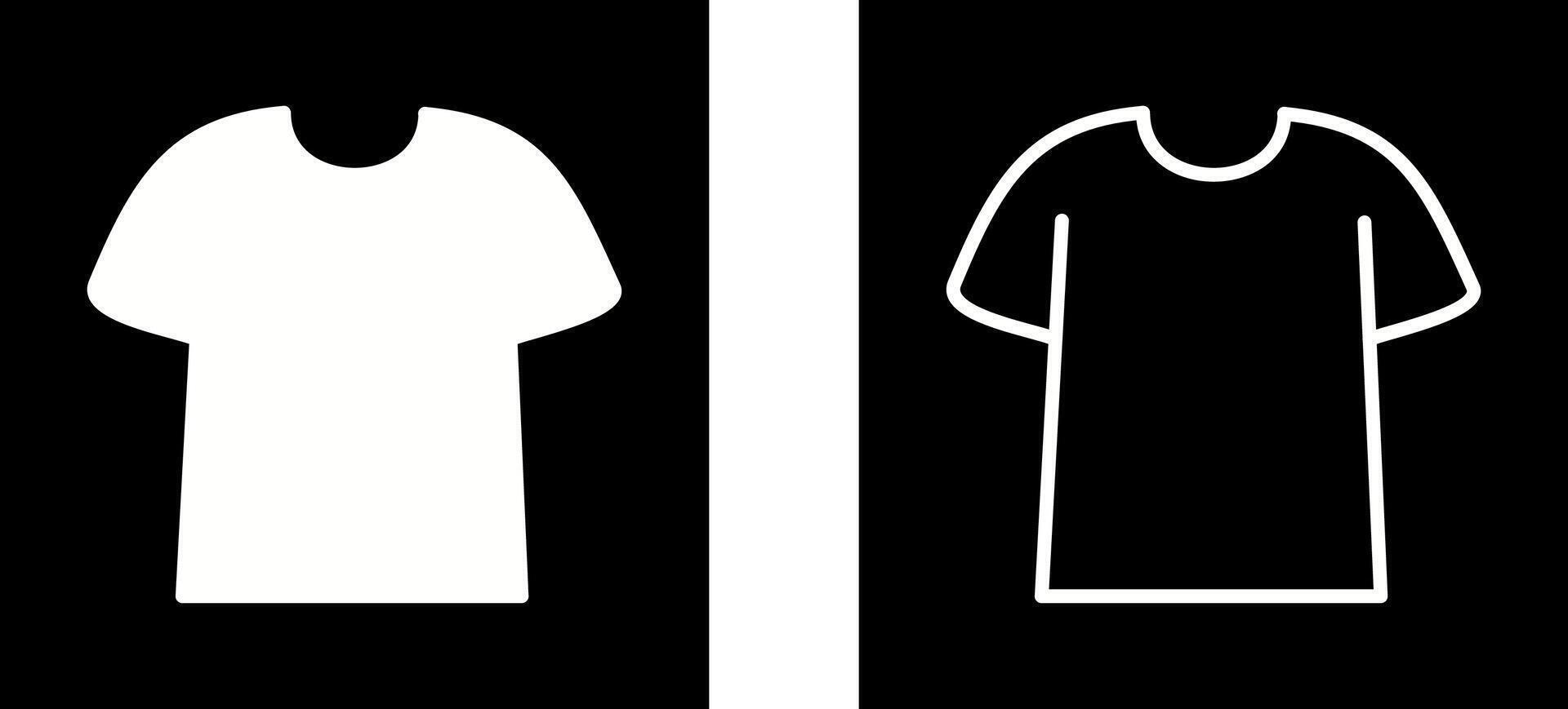 Plain T Shirt Vector Icon