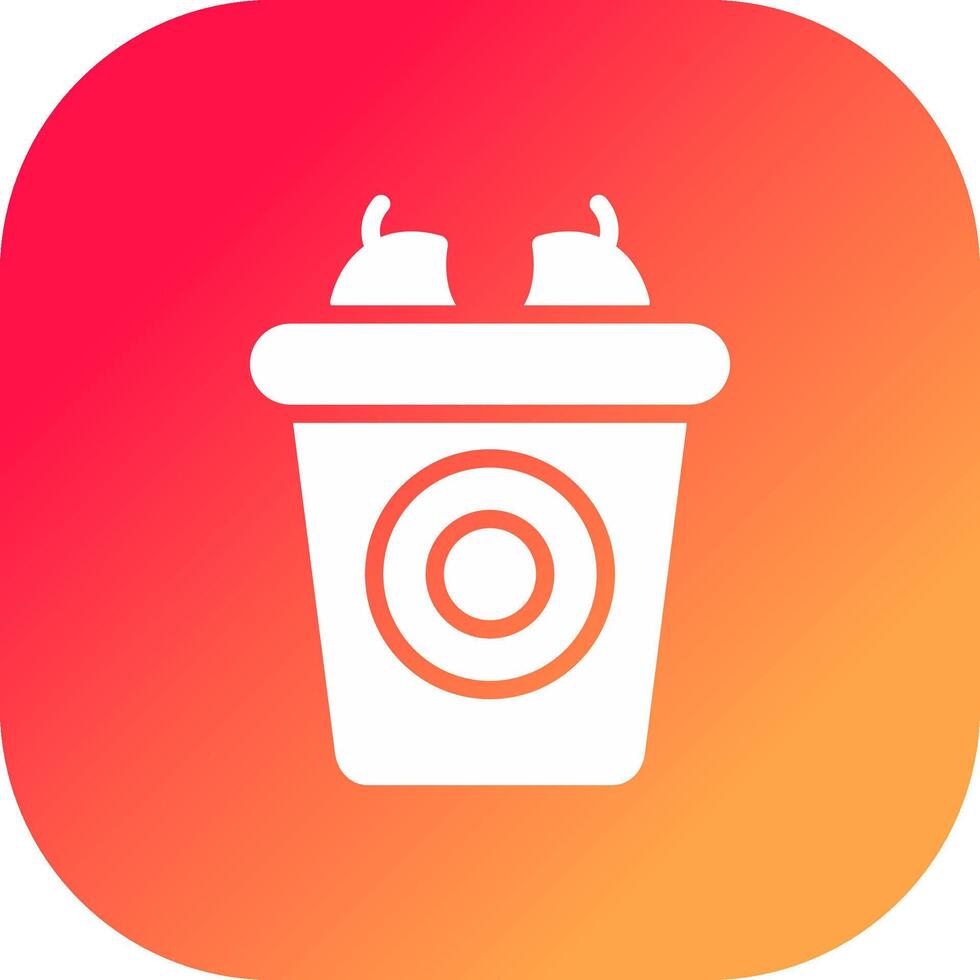 Waste Creative Icon Design vector
