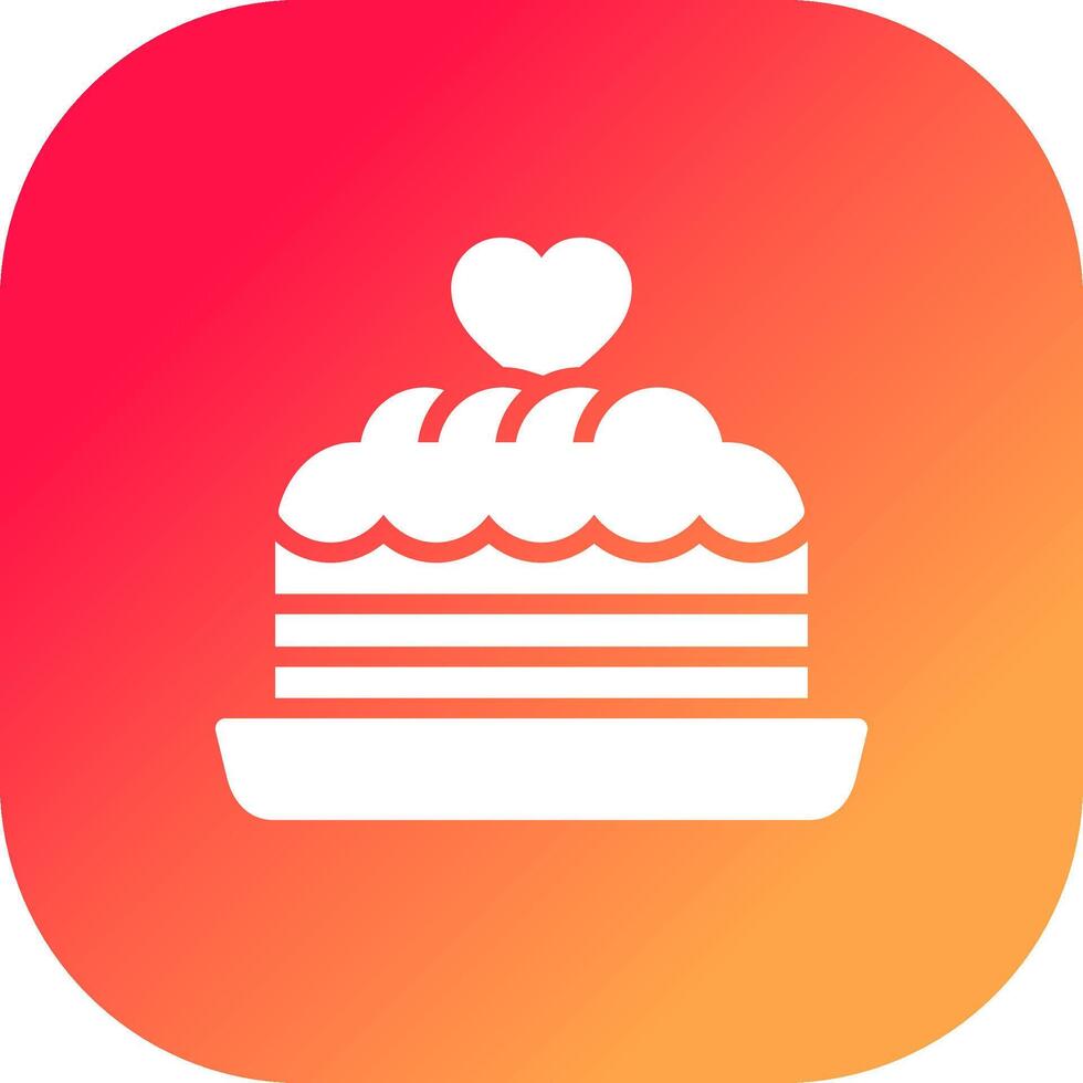 Cake Creative Icon Design vector