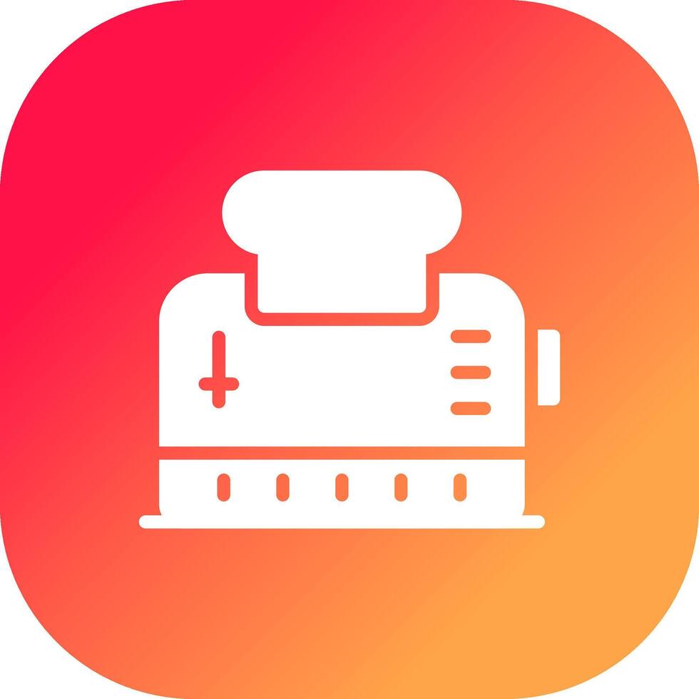 Toaster Creative Icon Design vector