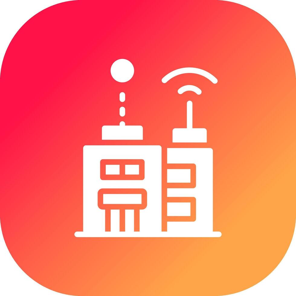 Smart City Creative Icon Design vector