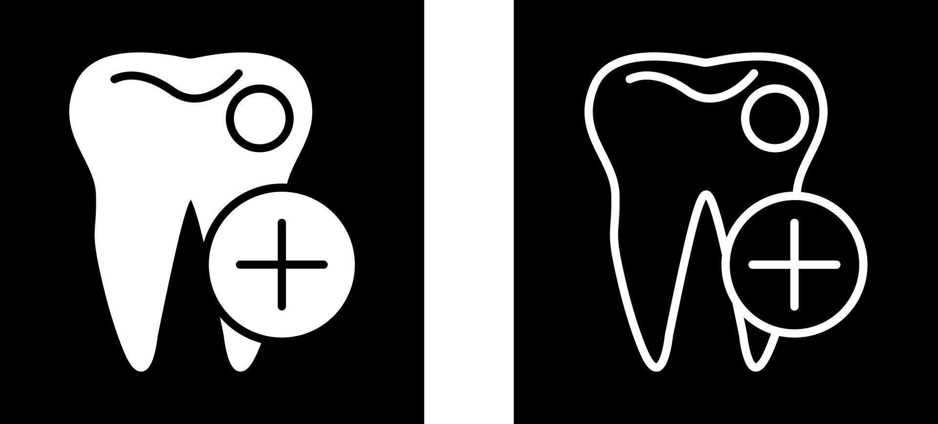 icono de vector de dentista