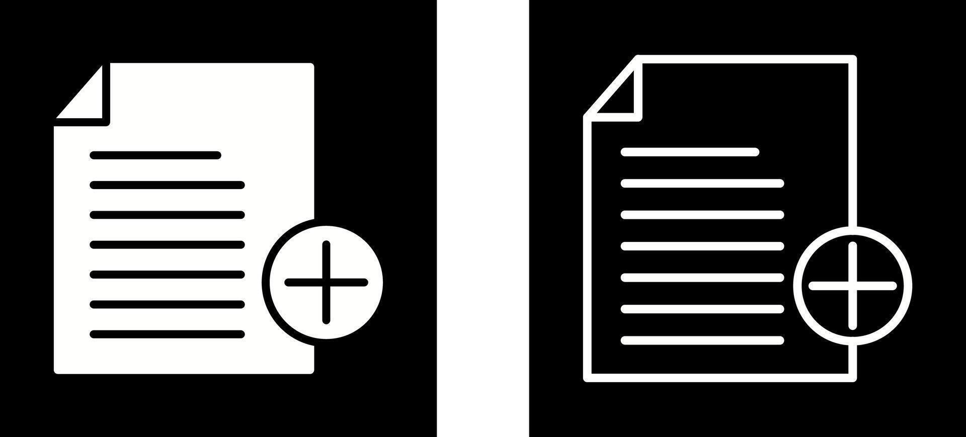 Add Notes Vector Icon
