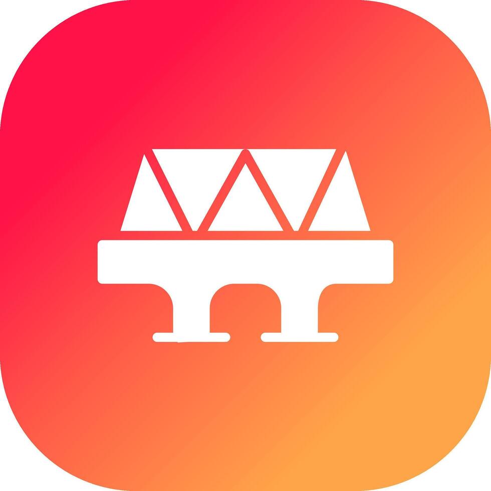 Bridge Creative Icon Design vector