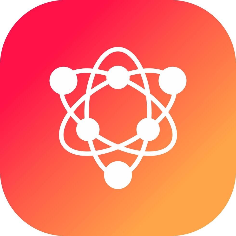 Atom Creative Icon Design vector