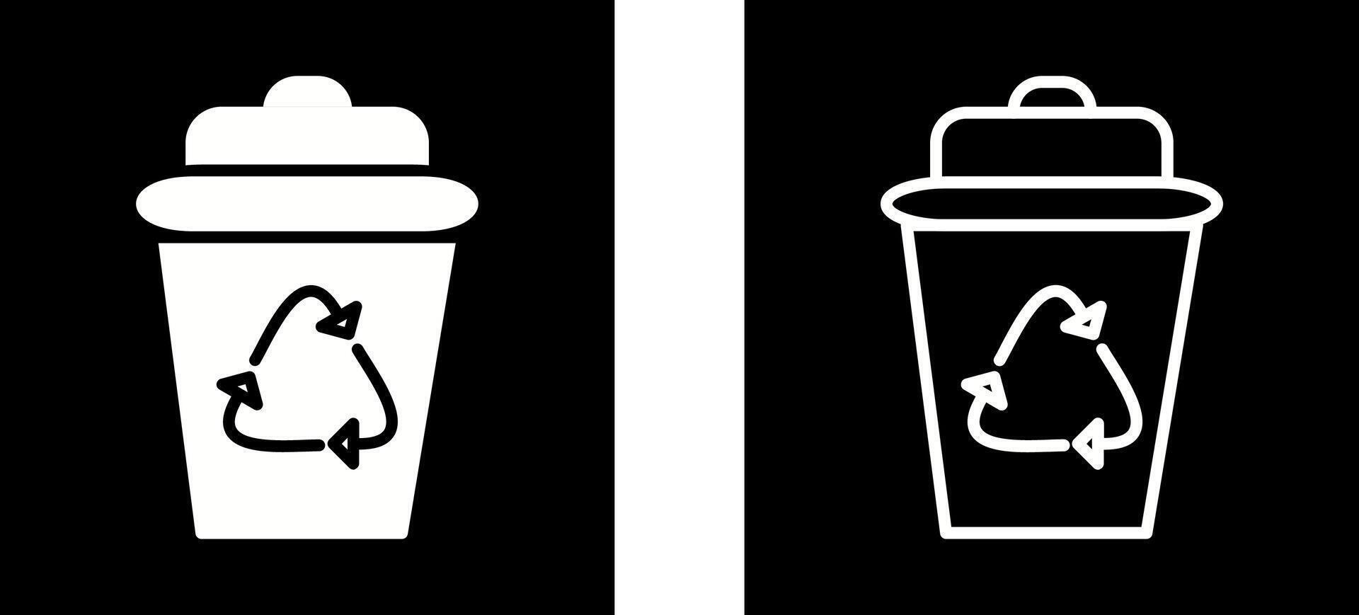 Recycle Bin Vector Icon