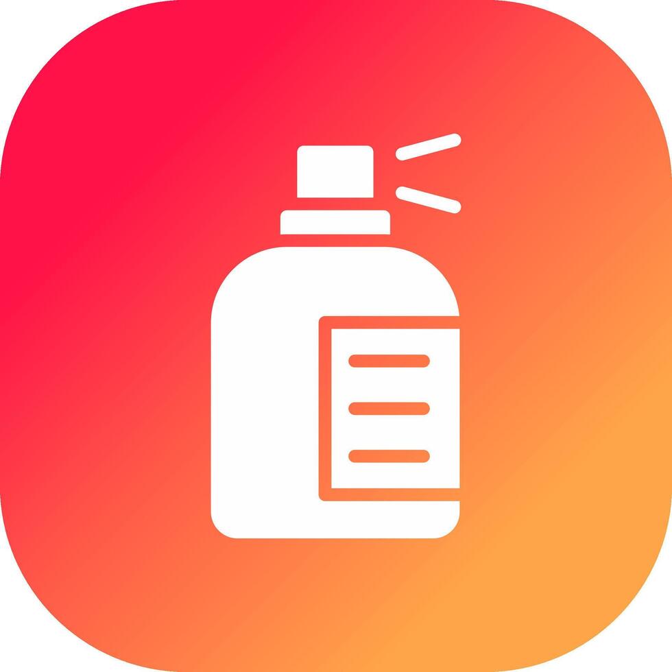 Spray Bottle Creative Icon Design vector