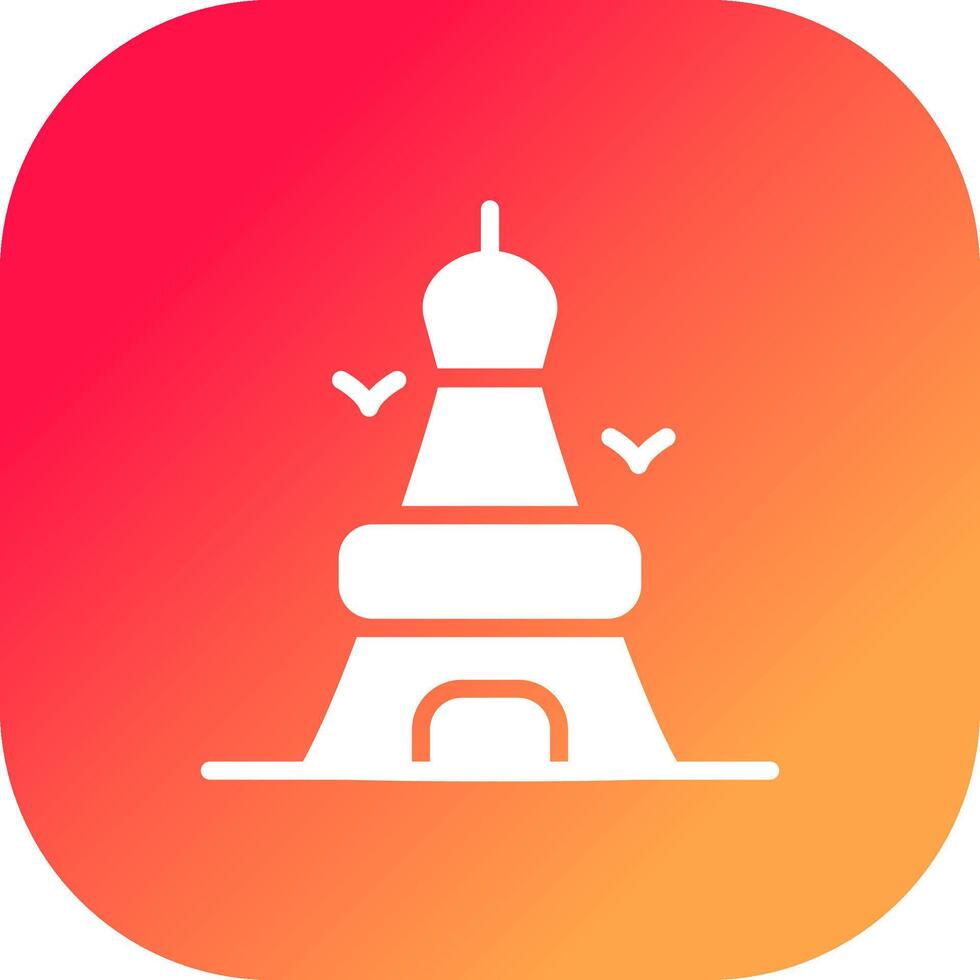 diseño de icono creativo de la torre eiffel vector