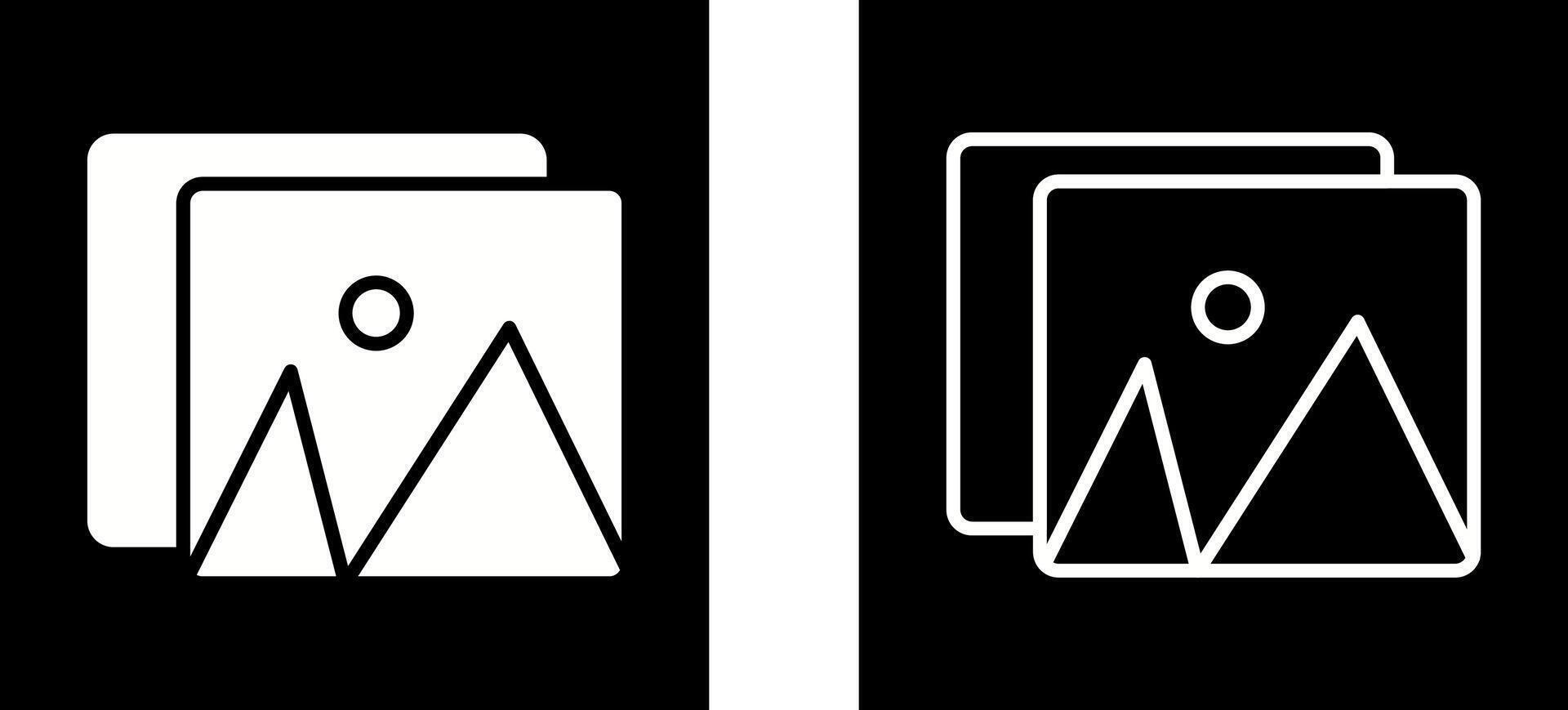 Pictures Vector Icon