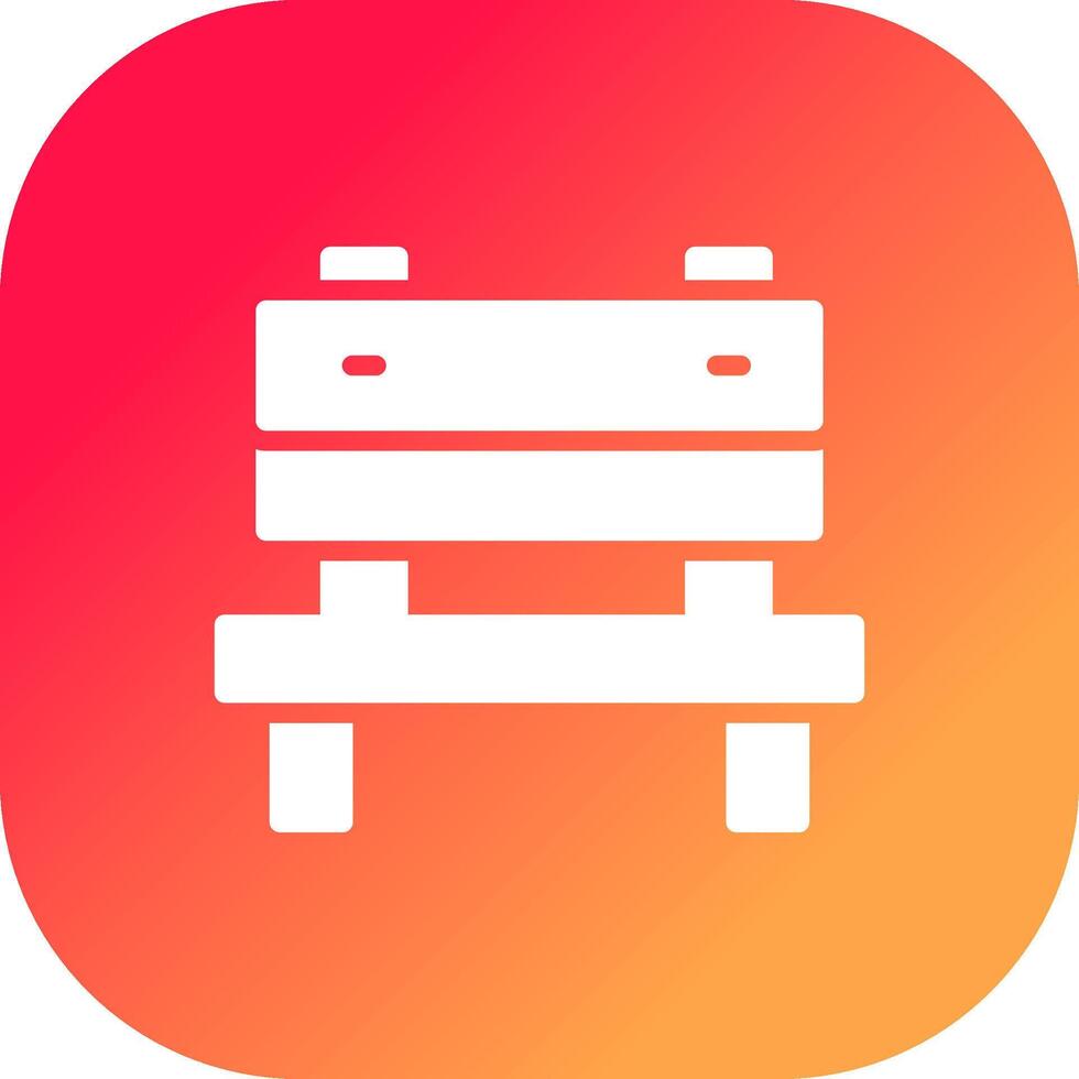 Bench Creative Icon Design vector