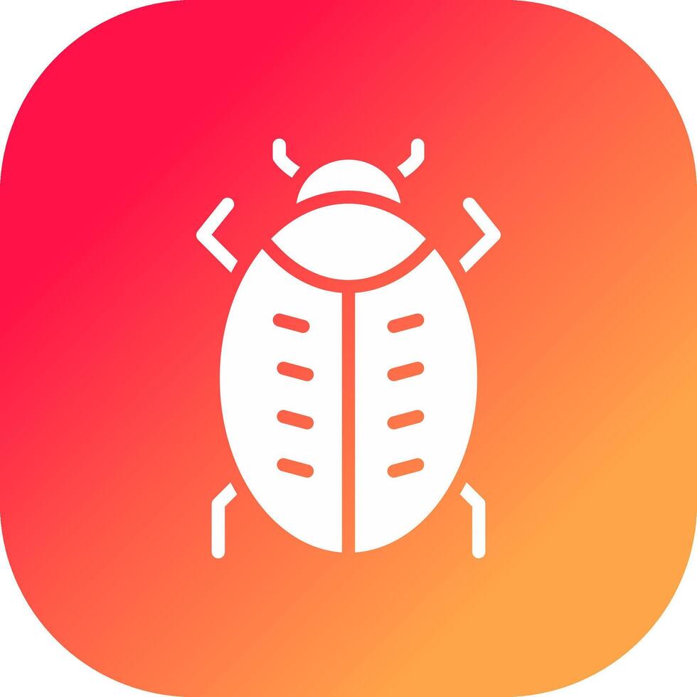 Bug Creative Icon Design vector