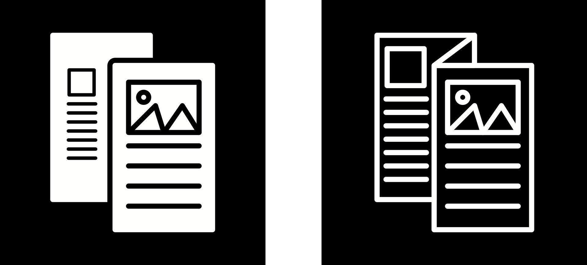 Brochure Vector Icon