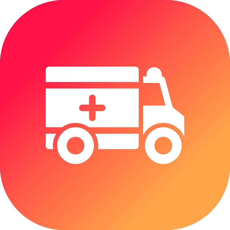 diseño de icono creativo de ambulancia vector