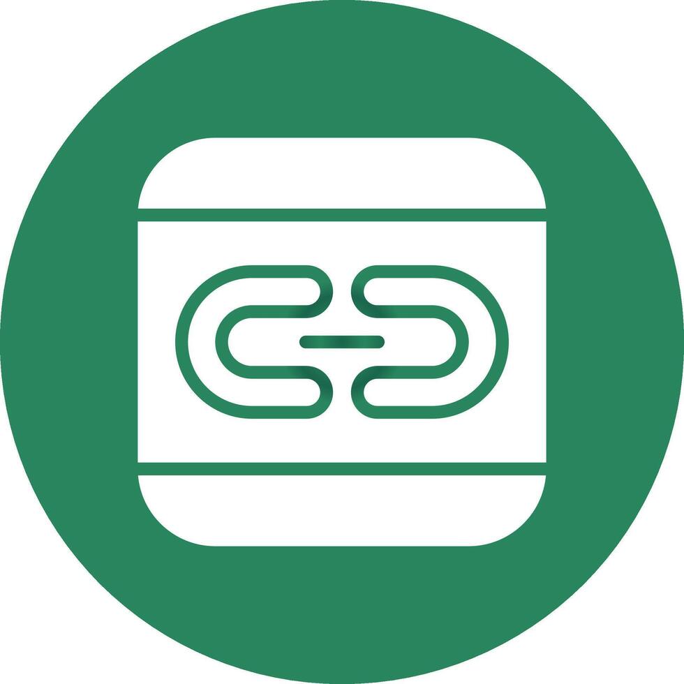 Link Creative Icon Design vector