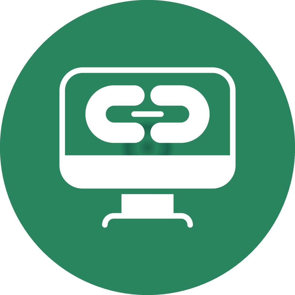 Link Creative Icon Design vector