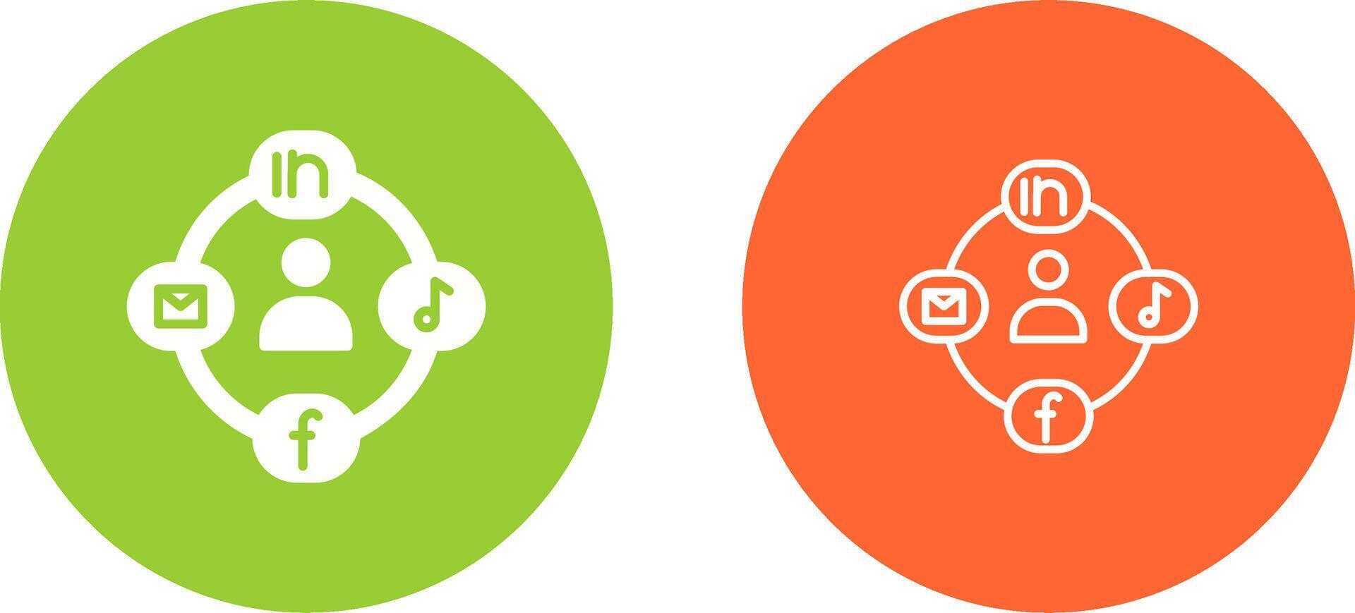 Social Circle Vector Icon