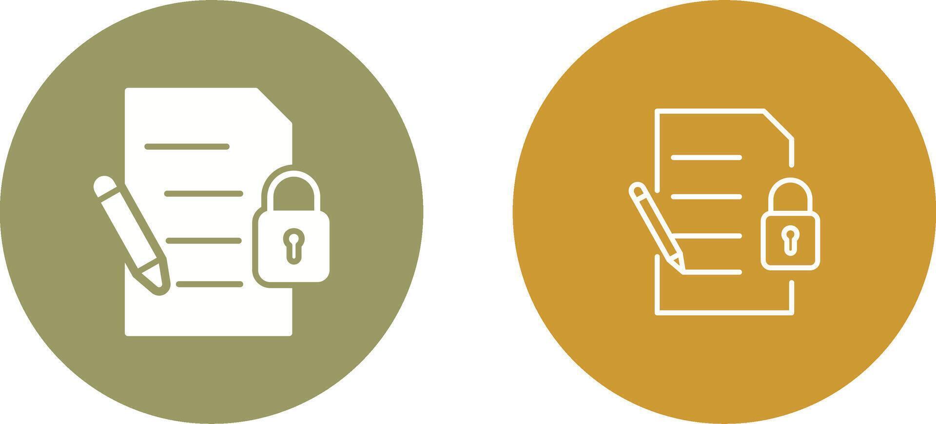 Confidentiality Vector Icon