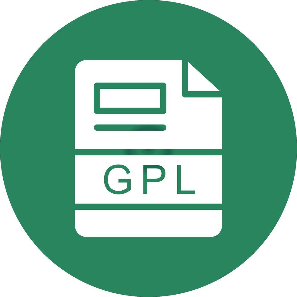 GPL Creative Icon Design vector