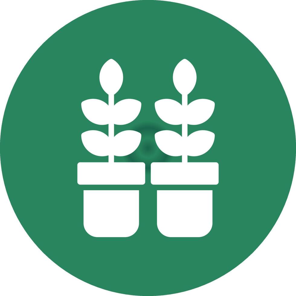 diseño de icono creativo de planta vector