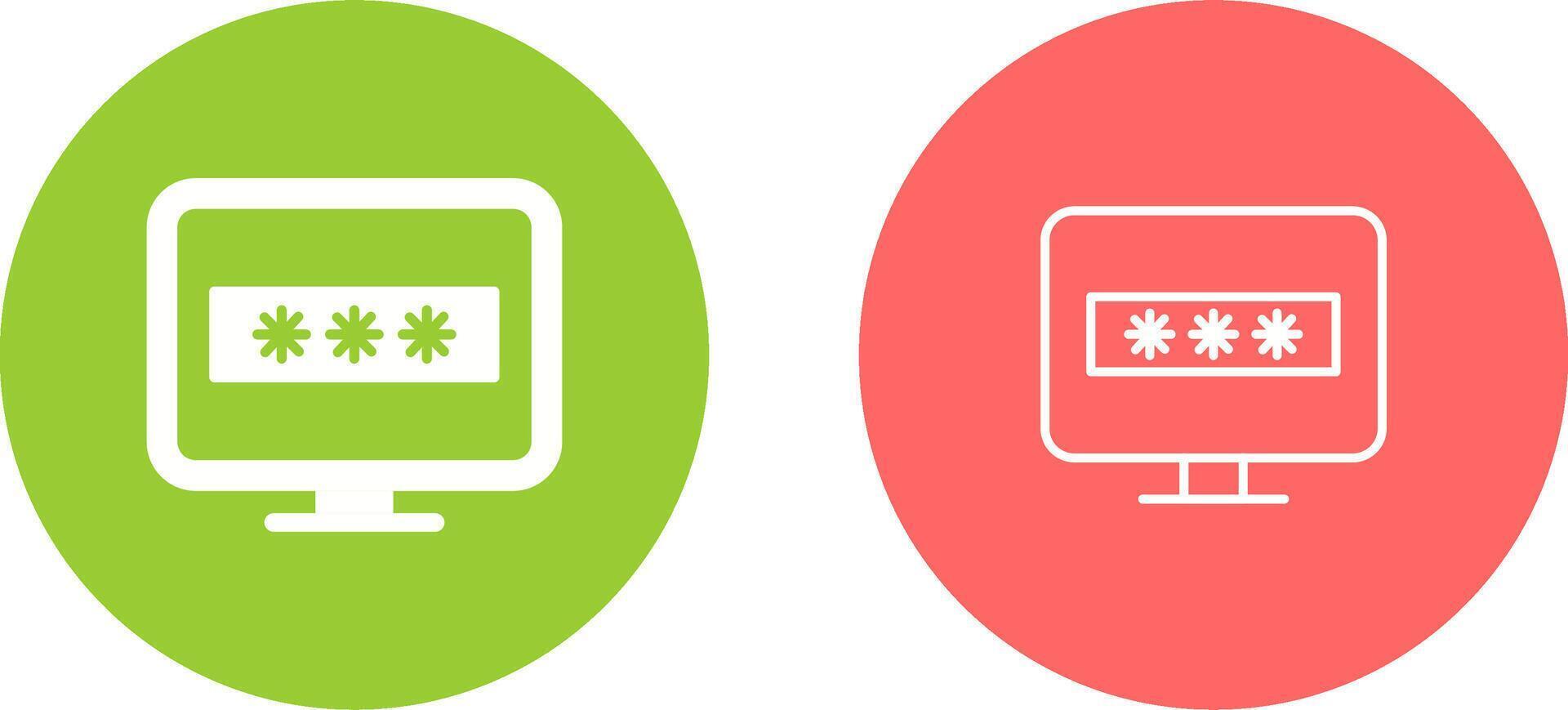 System Password Vector Icon