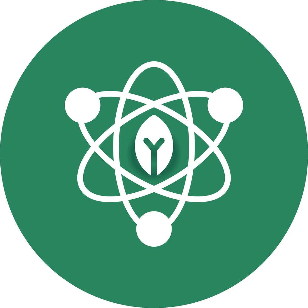 Atom Creative Icon Design vector