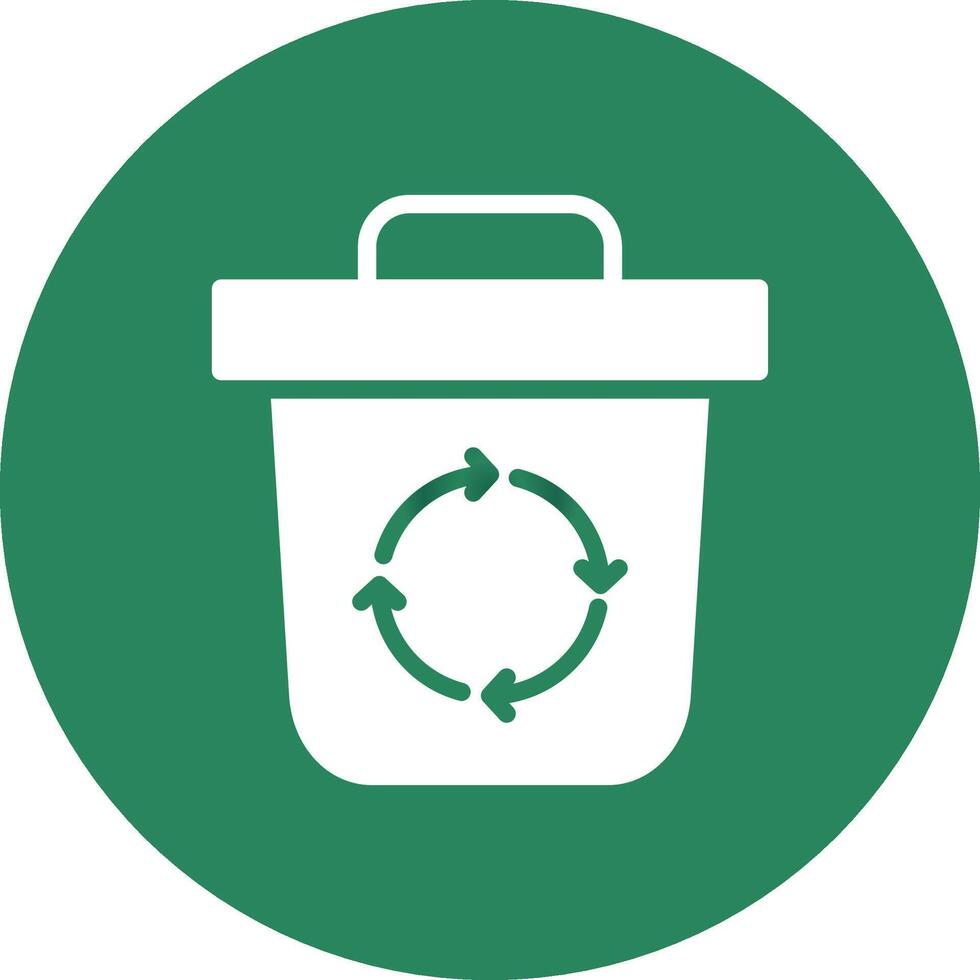 Trash Creative Icon Design vector