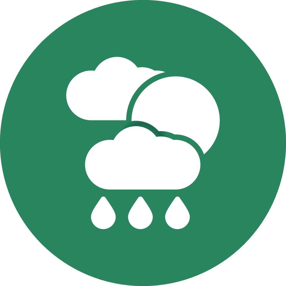 Weather Forecast Creative Icon Design vector