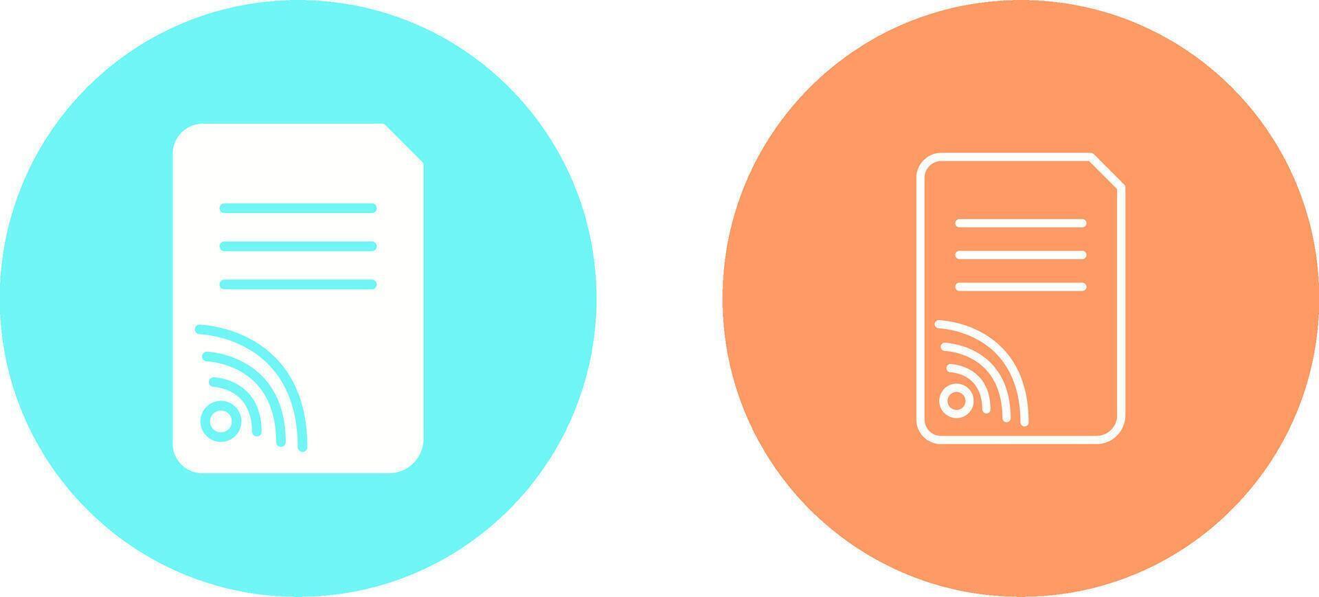 Wireless Vector Icon