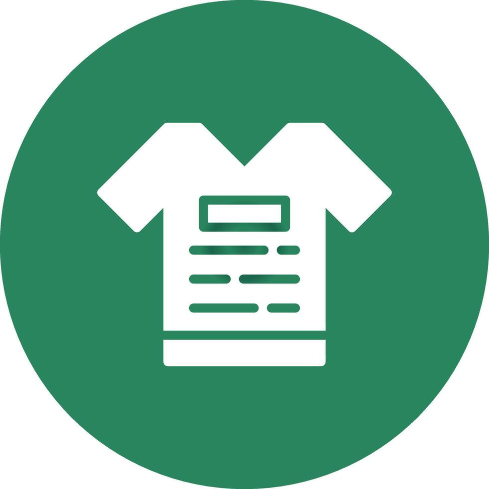 Tshirt Creative Icon Design vector