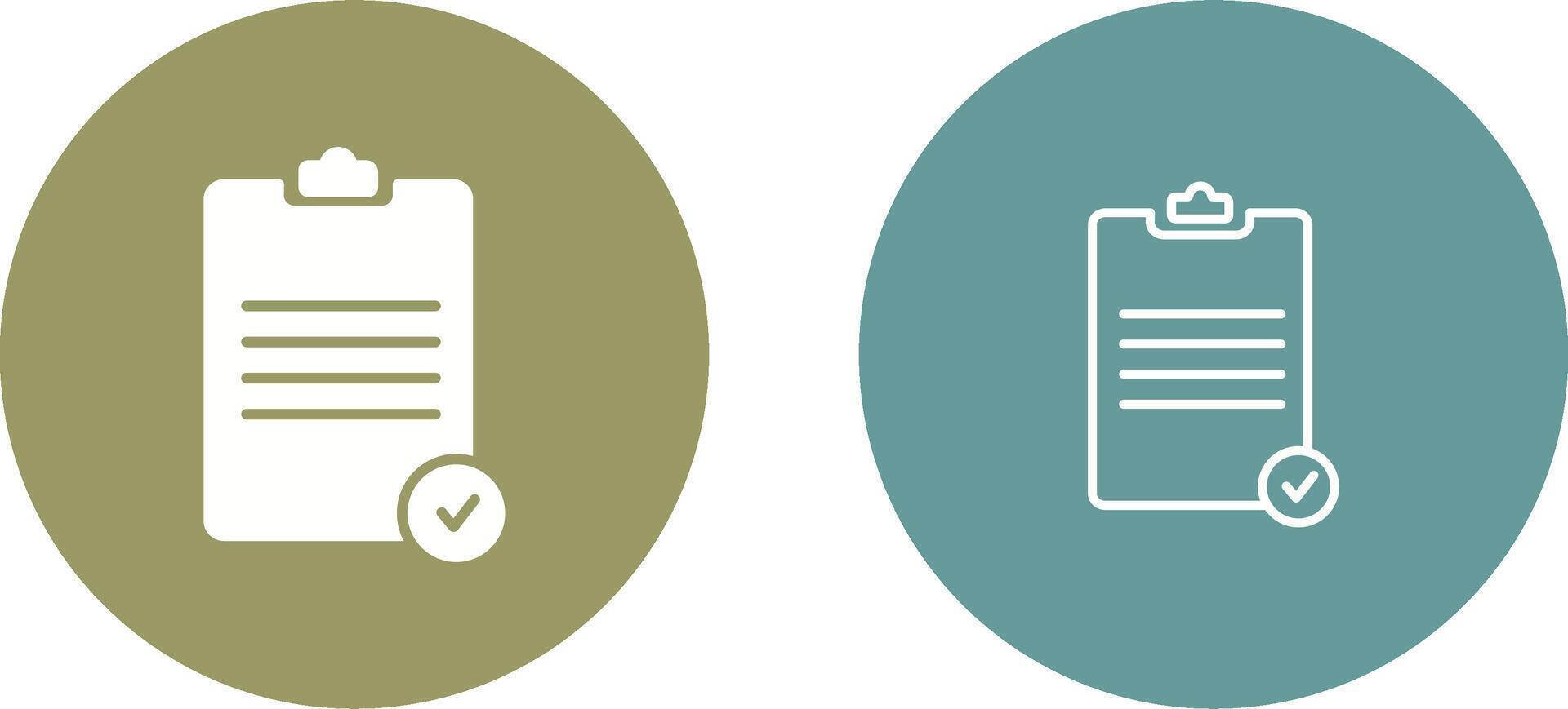 Registered Document Vector Icon