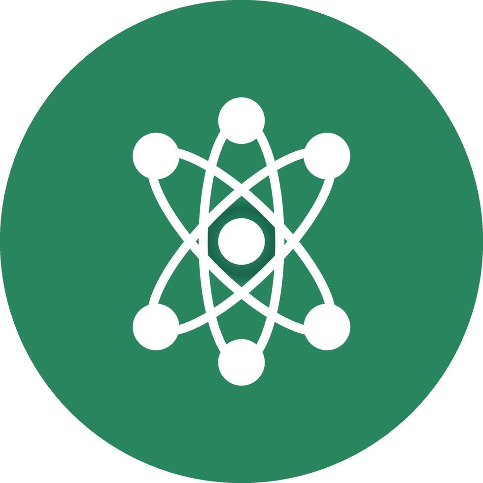 Atom Creative Icon Design vector
