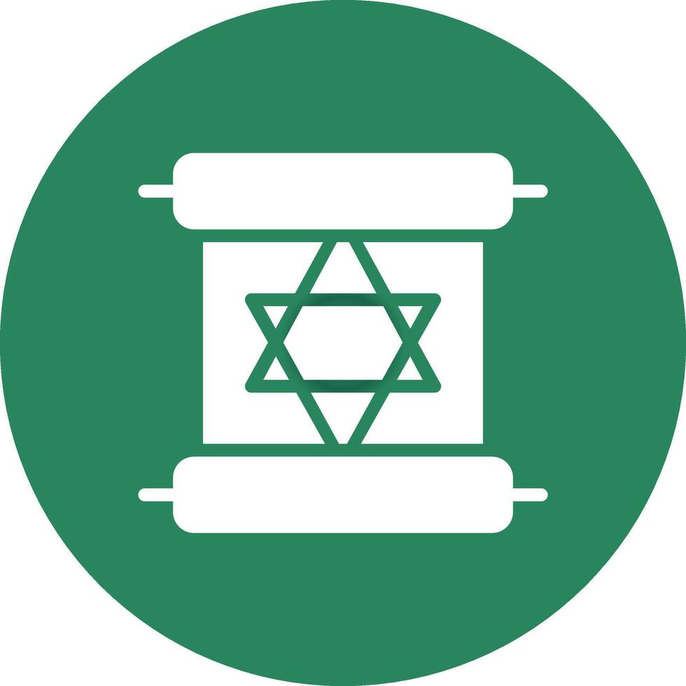 Scroll torah Creative Icon Design vector
