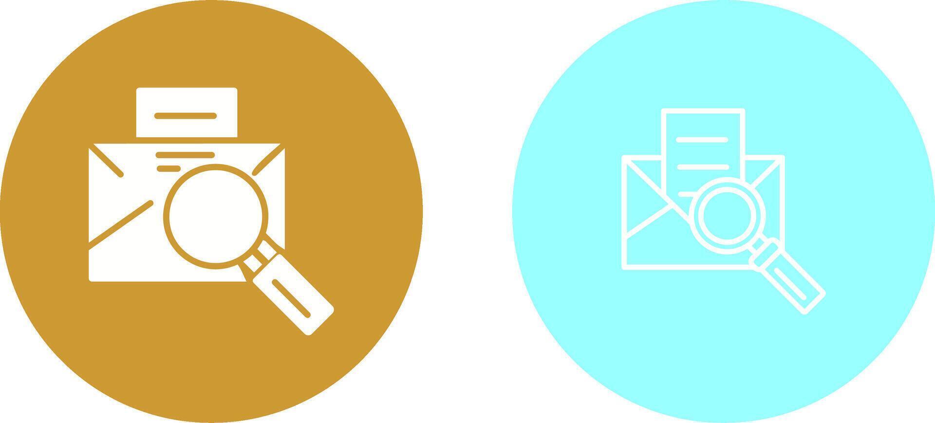 Magnifier Male Vector Icon