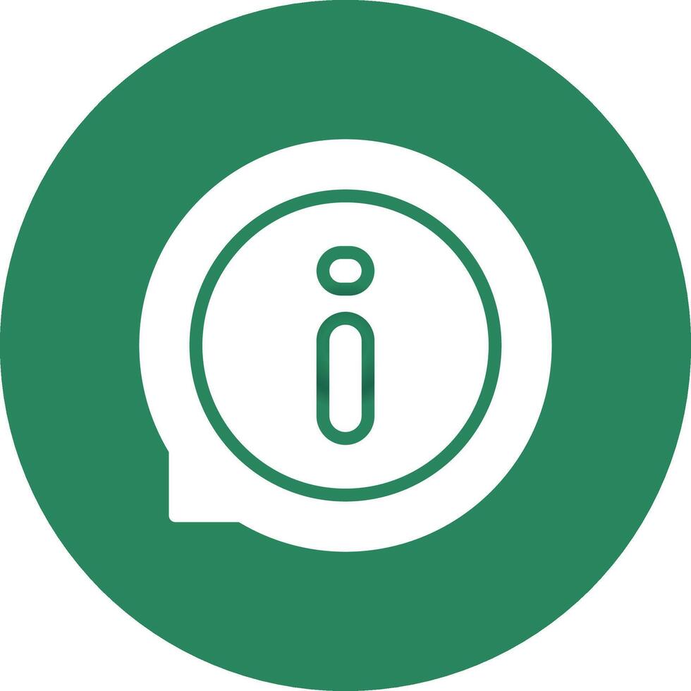 Glyph Circle Gradient Design vector