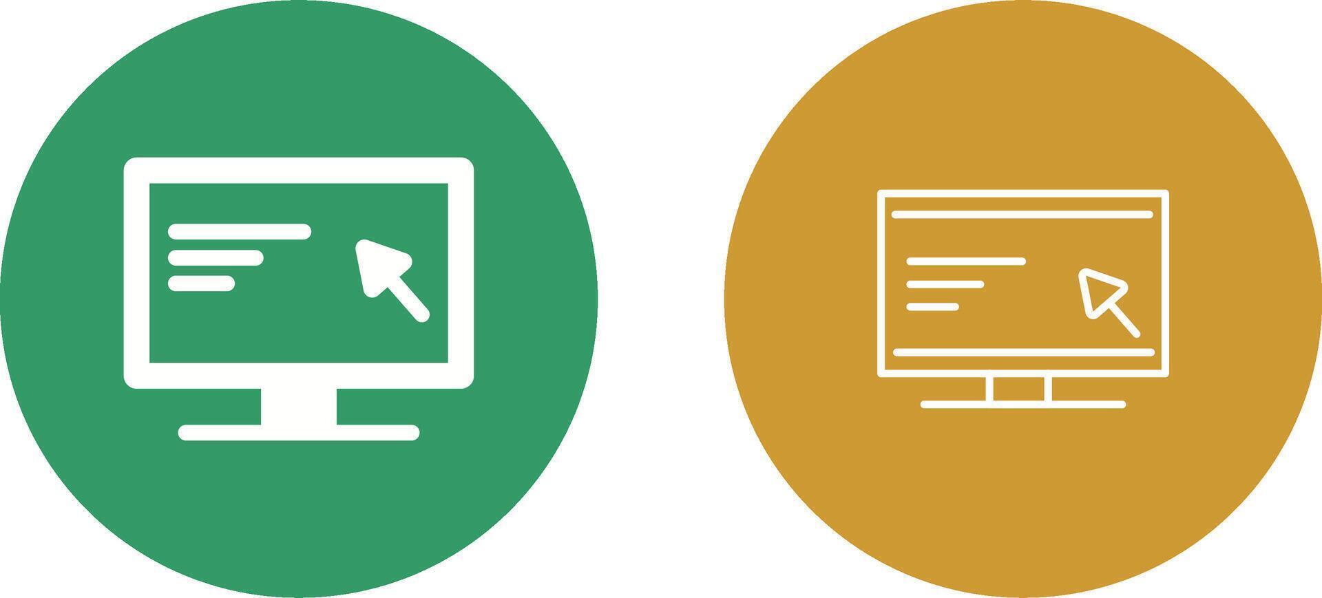 Screen Vector Icon