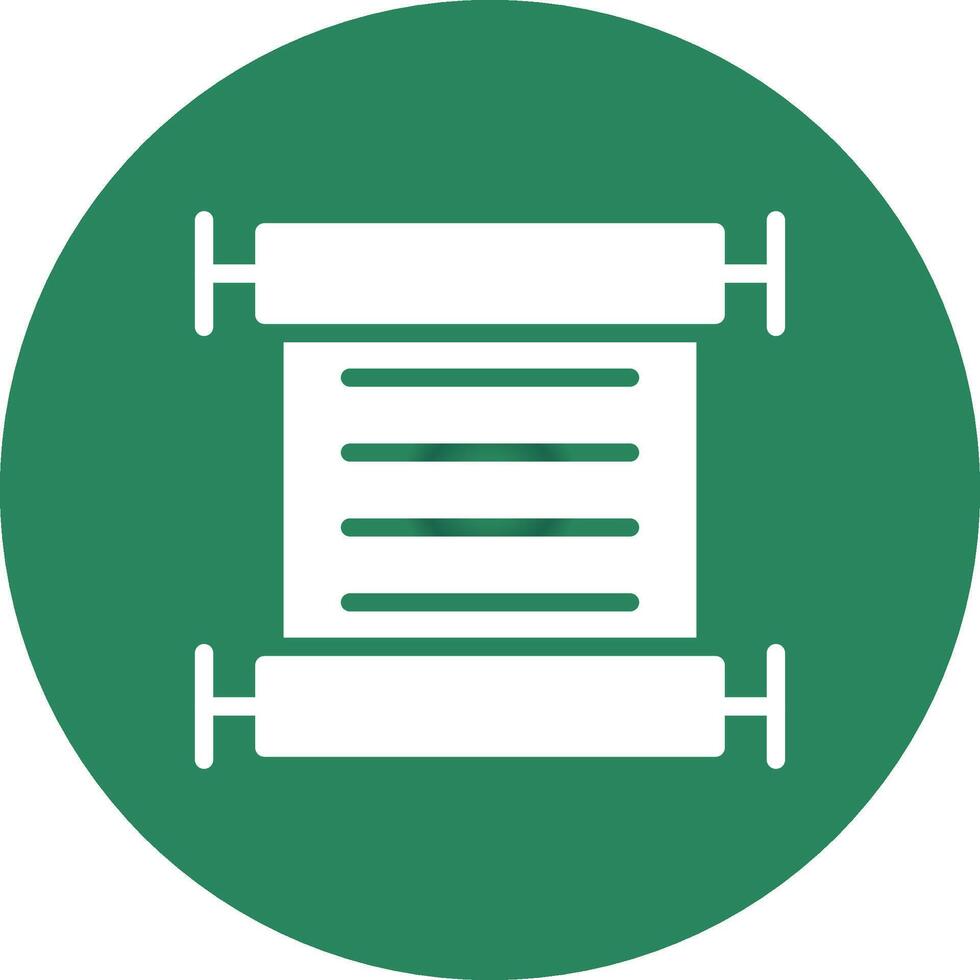 Parchment Creative Icon Design vector