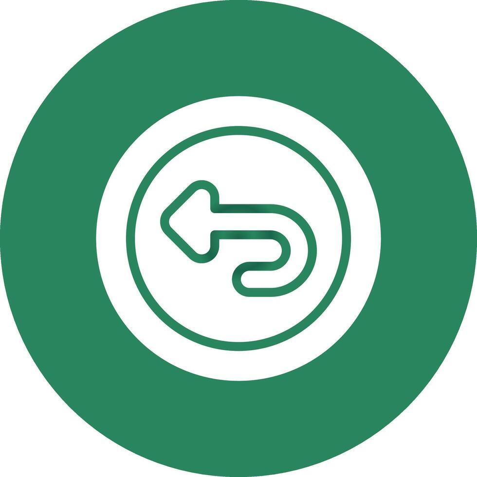 Undo Creative Icon Design vector
