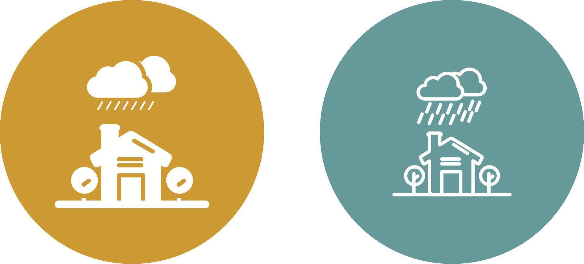 Rain Vector Icon