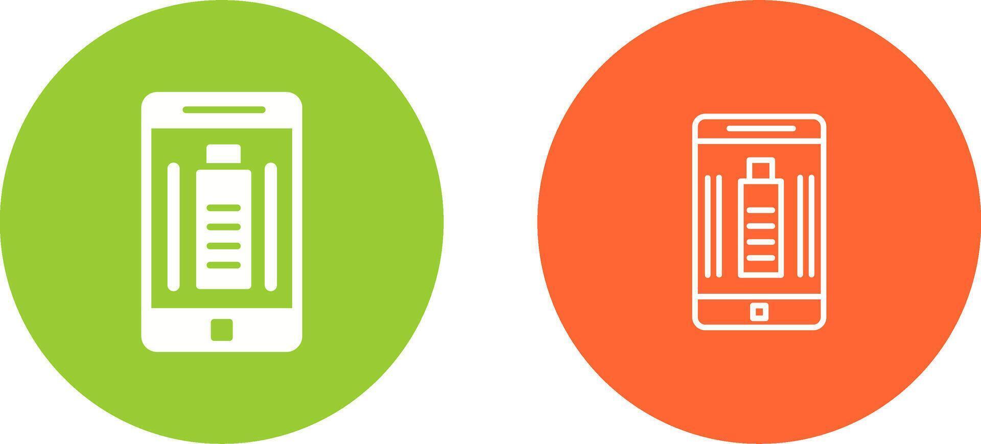 Mobile Battery Vector Icon